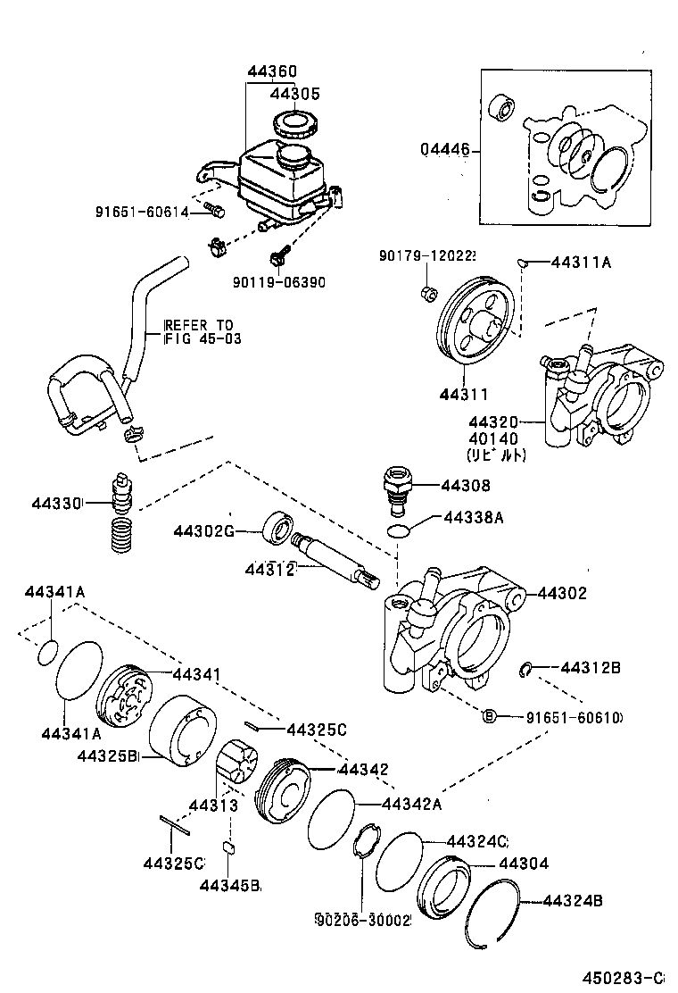 40140-12221 PUMP ASSY,VANE REBUILT product image