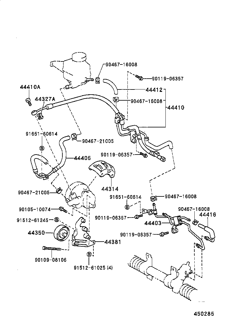 44040-12173 TUBE ASSY, PRESSURE FEED product image