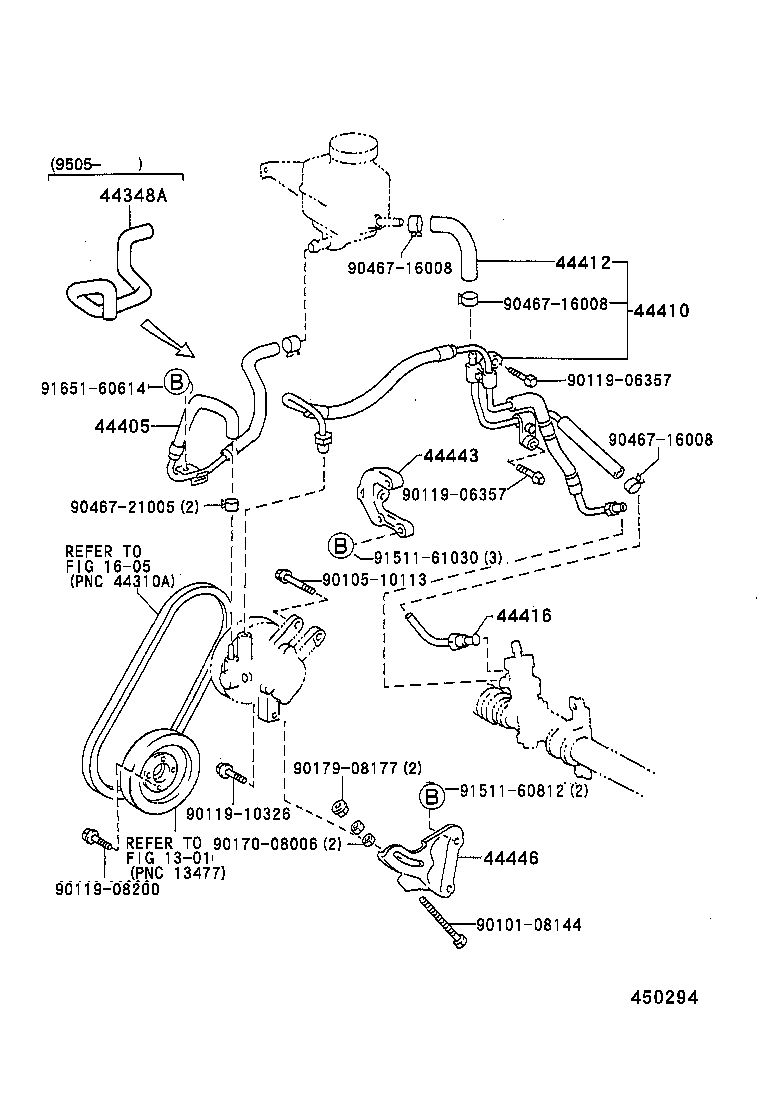44040-12173 TUBE ASSY, PRESSURE FEED product image