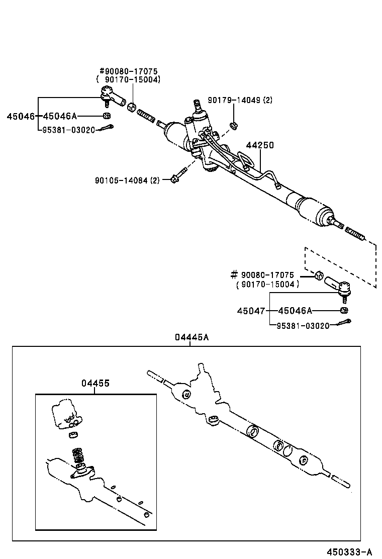 44210-07050 VALVE ASSY, POWER STEERING CONTROL product image