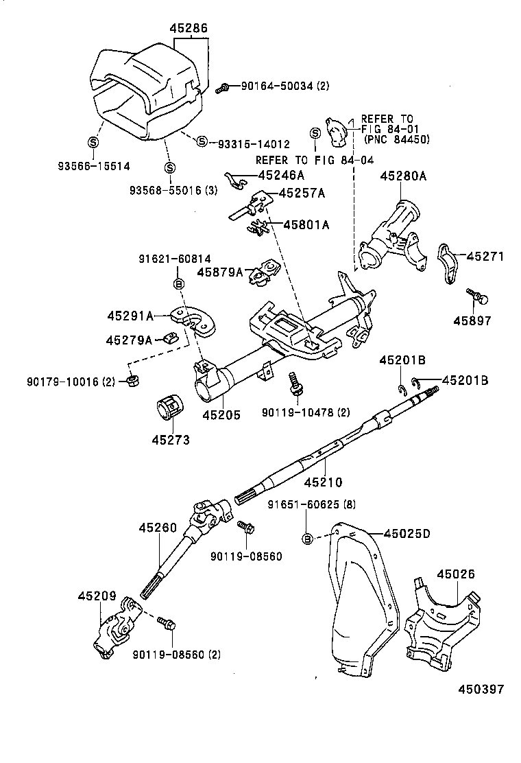 45286-12955-C0 COVER, STEERING COLUMN product image