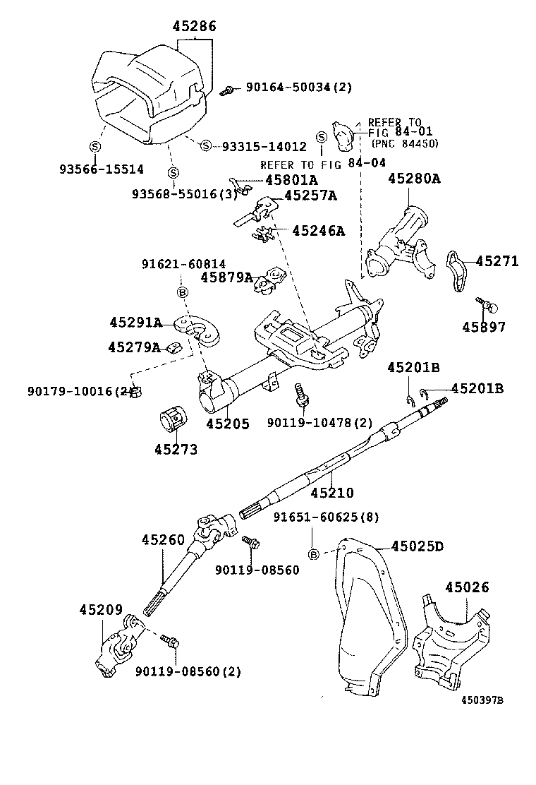 45286-12956-C0 COVER, STEERING COLUMN product image