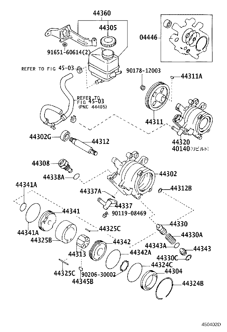 40140-12391 PUMP ASSY,VANE REBUILT product image
