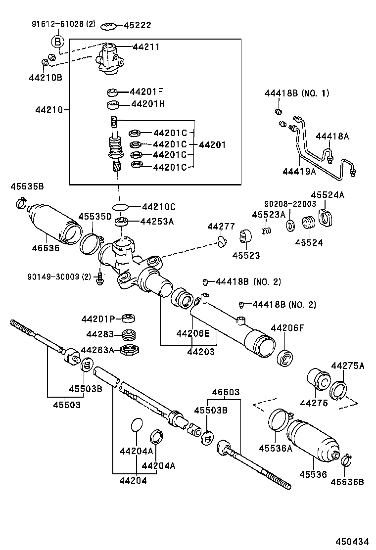 44210-20481 VALVE ASSY, POWER STEERING CONTROL product image