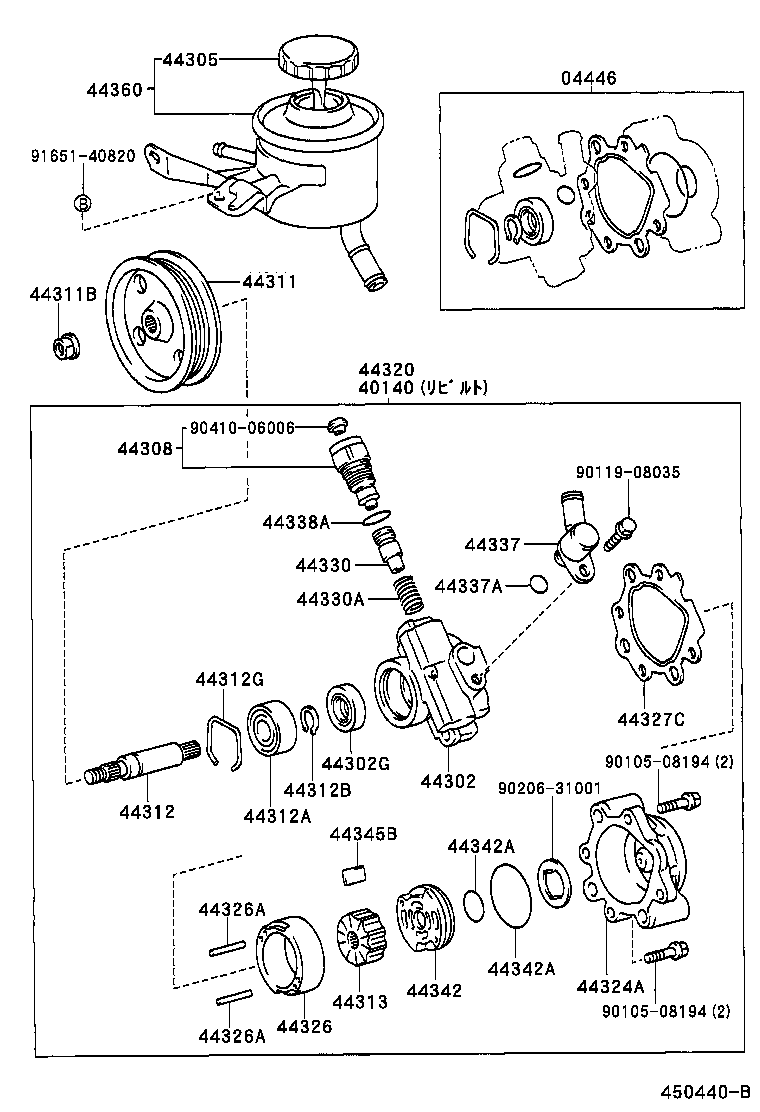 44320-26210 PUMP ASSY, VANE product image