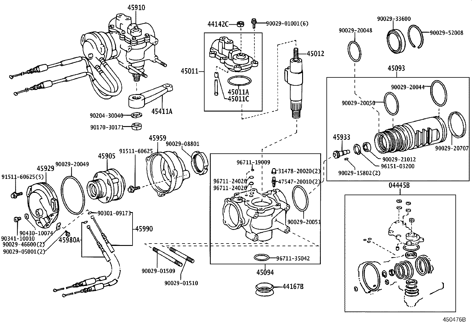 45461-65030 ROD, STEERING TIE(FOR REAR STEERING) product image