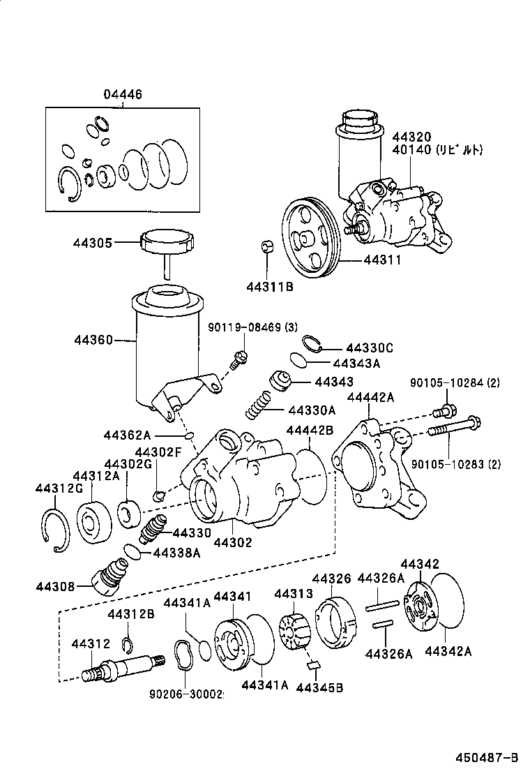 44320-30530 PUMP ASSY, VANE product image