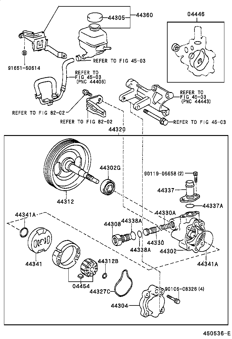 40140-12391 PUMP ASSY,VANE REBUILT product image