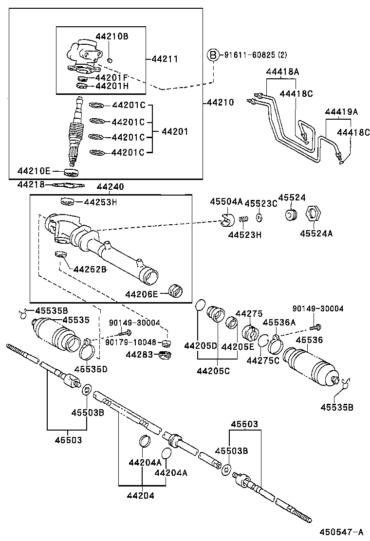 44210-16180 VALVE ASSY, POWER STEERING CONTROL product image