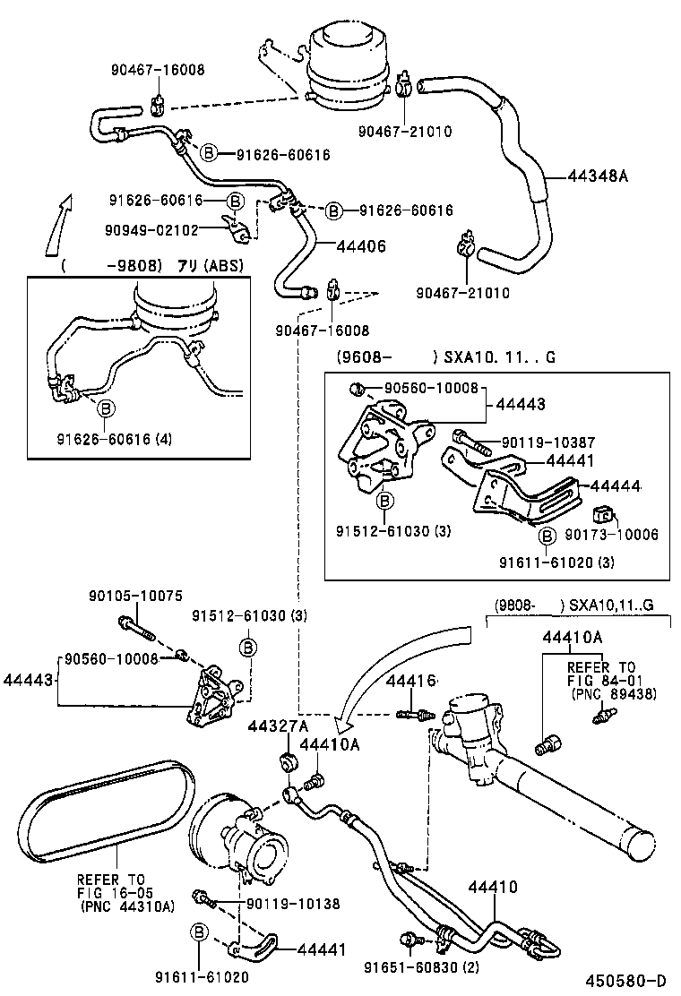 44348-42040 HOSE, OIL RESERVOIR TO PUMP, NO.1 product image