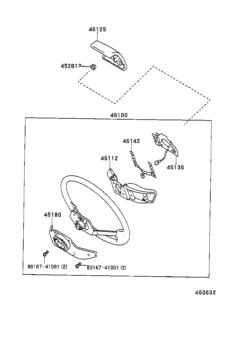 45105-35040 PLATE SUB-ASSY, HORN BUTTON CONTACT, NO.1 product image