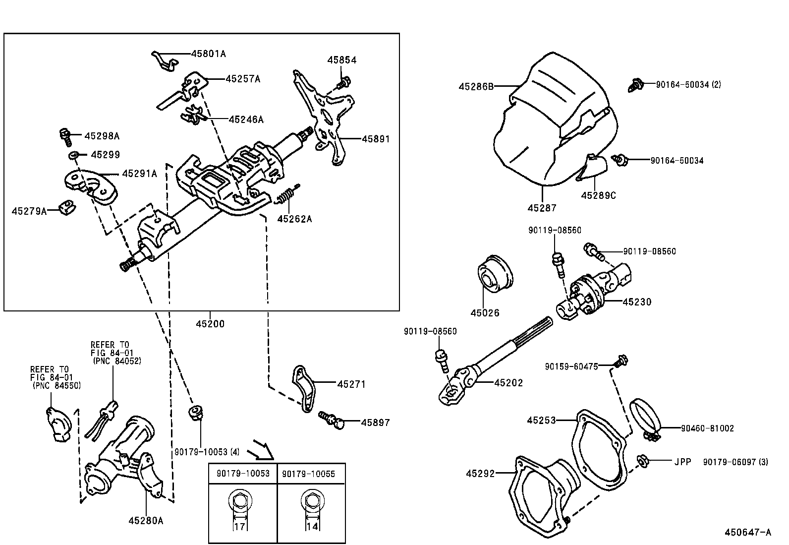 Toyota 45287-33150-B0 COVER, STEERING COLUMN, LWR