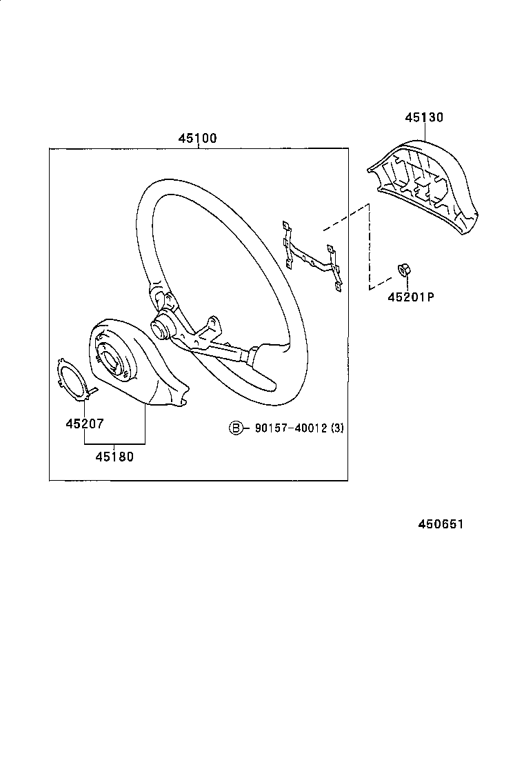 45129-33010-E2 BUTTON, HORN, NO.2 product image