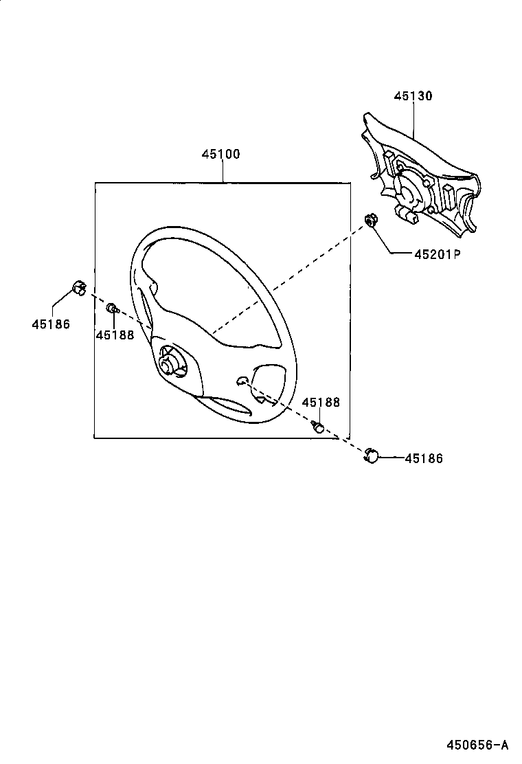 45130-35410 BUTTON ASSY, HORN product image
