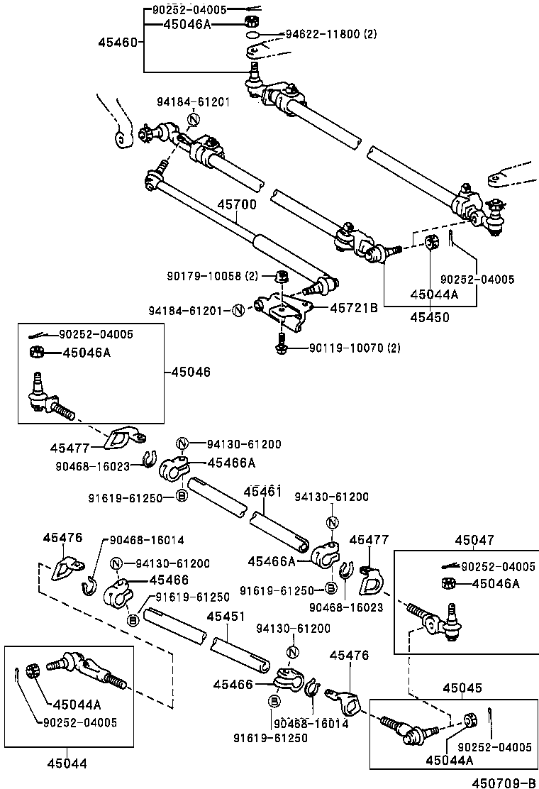 44107-37110 HOUSING SUB-ASSY, POWER STEERING GEAR product image