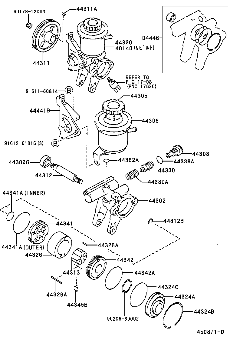 44320-21010 PUMP ASSY, VANE product image
