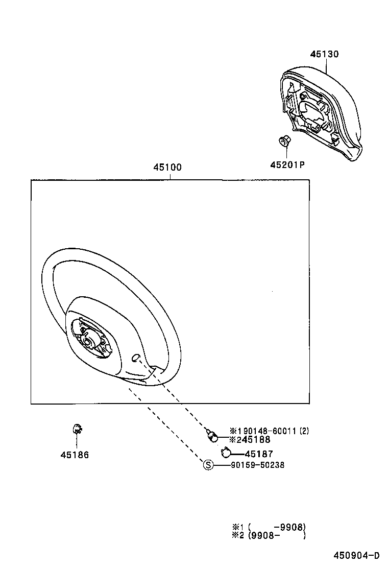 45105-04040 PLATE SUB-ASSY, HORN BUTTON CONTACT, NO.1 product image