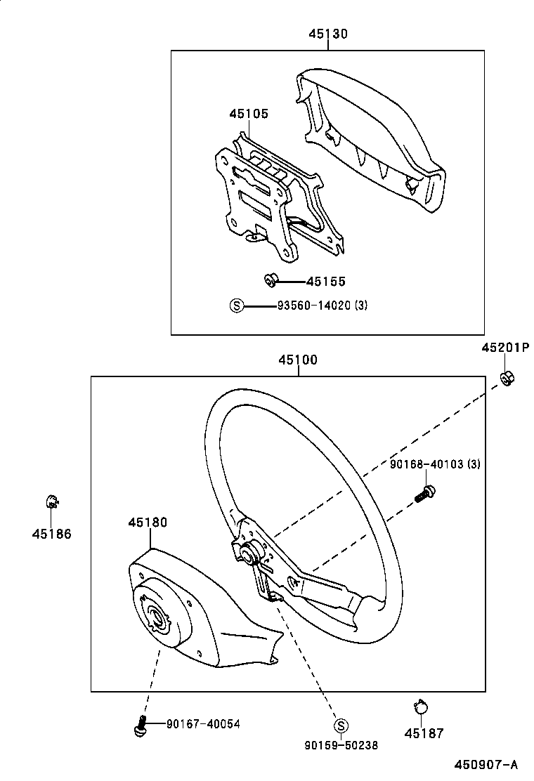 45105-12200 PLATE SUB-ASSY, HORN BUTTON CONTACT, NO.1 product image