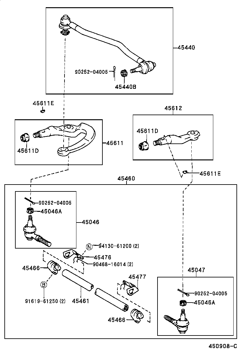 44107-37110 HOUSING SUB-ASSY, POWER STEERING GEAR product image