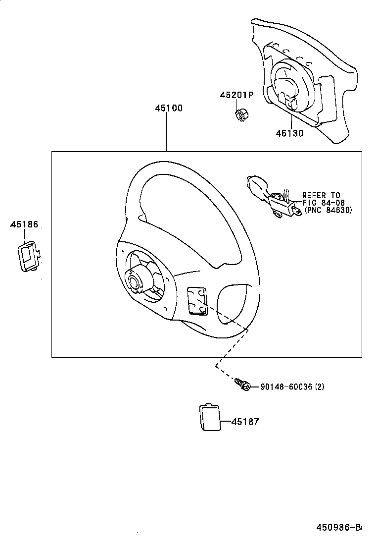 45100-14650-C0 WHEEL ASSY, STEERING product image