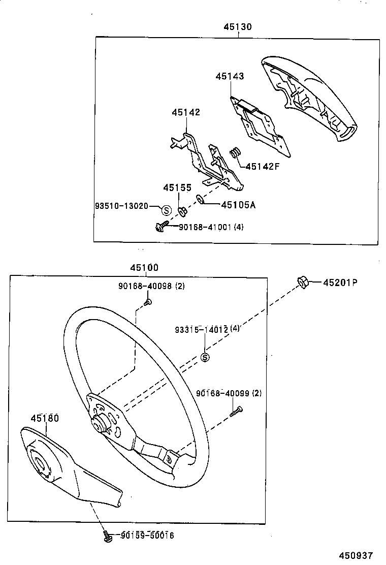 45105-26040 PLATE SUB-ASSY, HORN BUTTON CONTACT, NO.1 product image