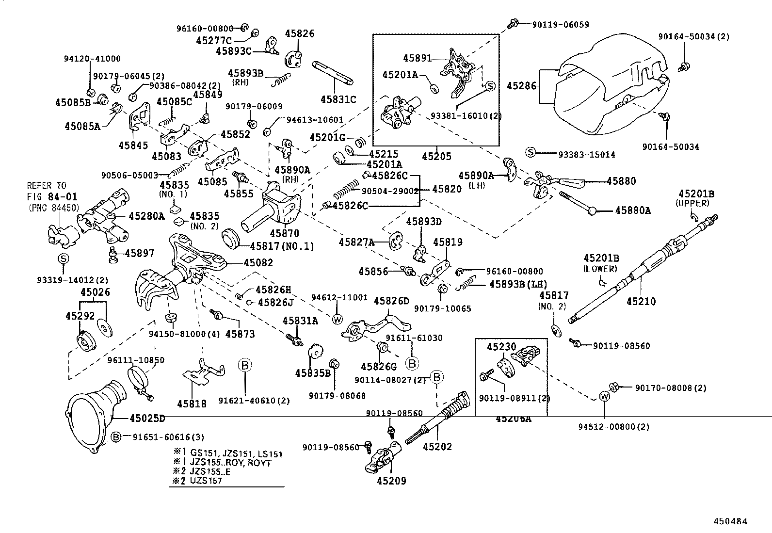 45210-30190 SHAFT ASSY, STEERING MAIN product image