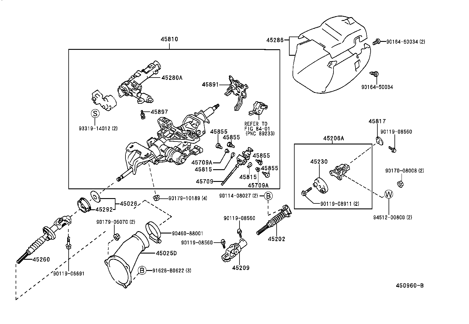 45210-30190 SHAFT ASSY, STEERING MAIN product image
