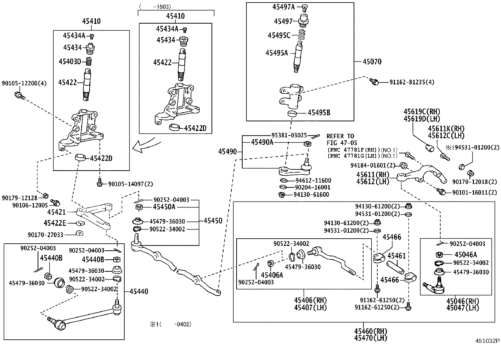 45440-36280 LINK ASSY, STEERING DRAG product image