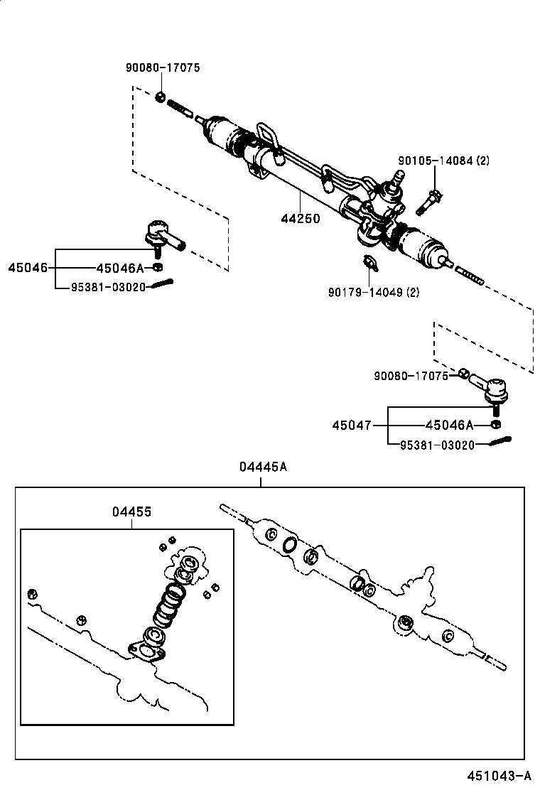 44210-06010 VALVE ASSY, POWER STEERING CONTROL product image