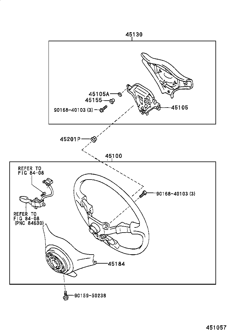45100-2B660-C0 WHEEL ASSY, STEERING product image