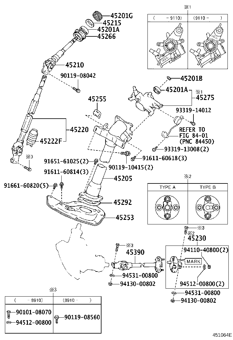 45280-27271 BRACKET, STEERING COLUMN, UPPER product image