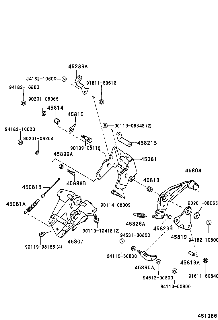 45280-27271 BRACKET, STEERING COLUMN, UPPER product image