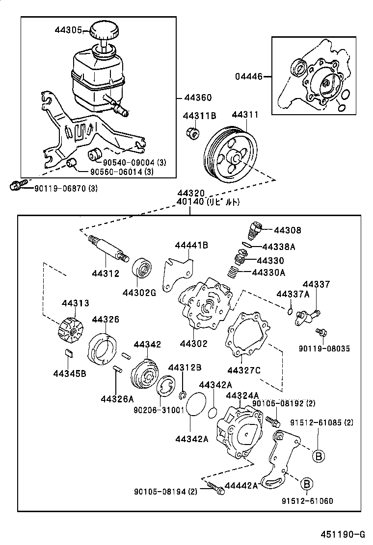 44320-48010 PUMP ASSY, VANE product image