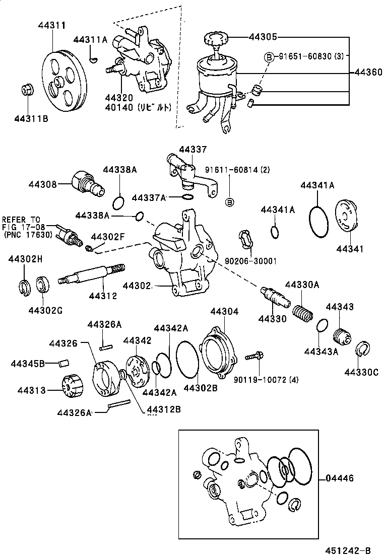 44320-30490 PUMP ASSY, VANE product image