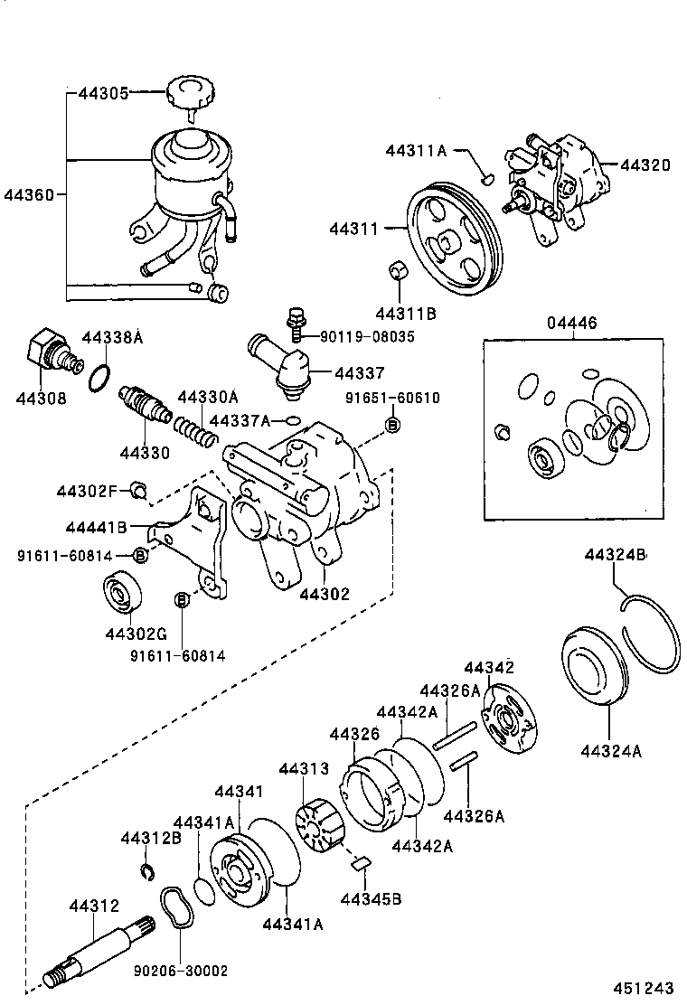 44320-30440 PUMP ASSY, VANE product image
