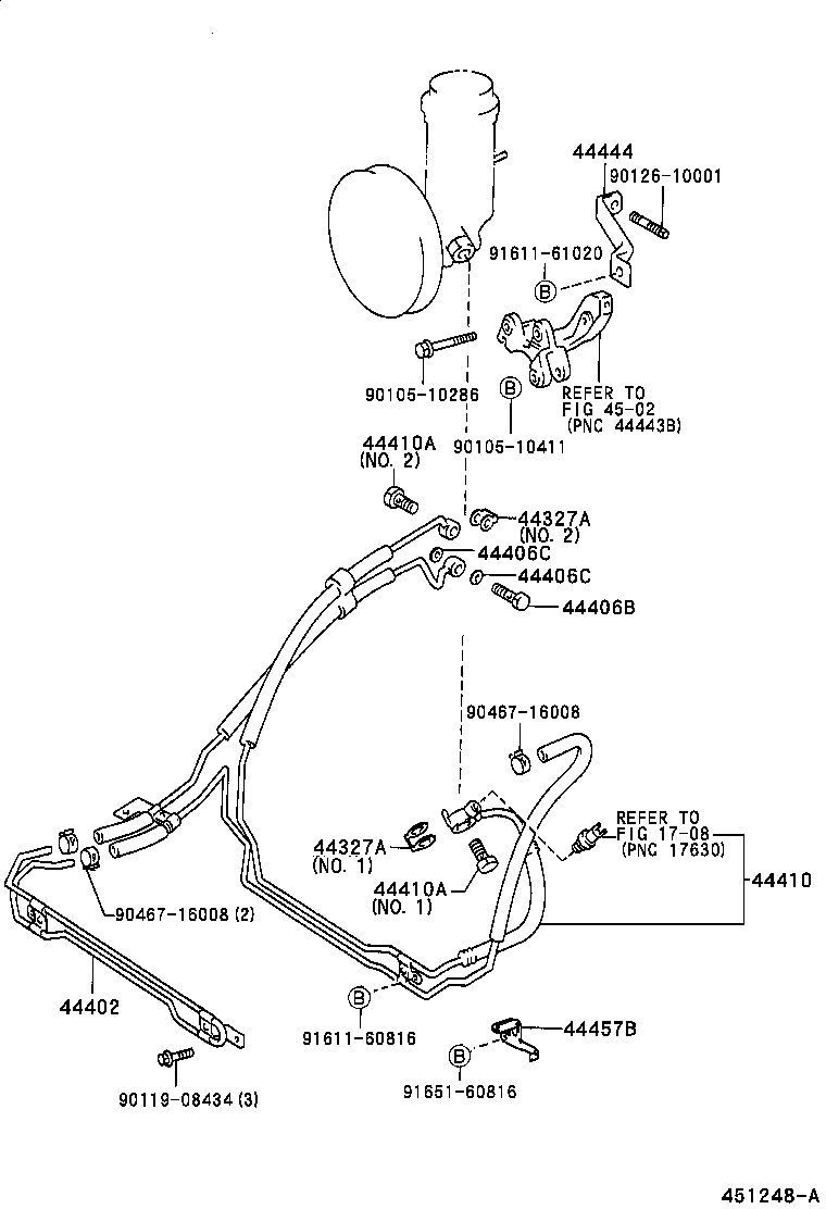 44402-30160 COOLER SUB-ASSY, POWER STEERING OIL, NO.1 product image