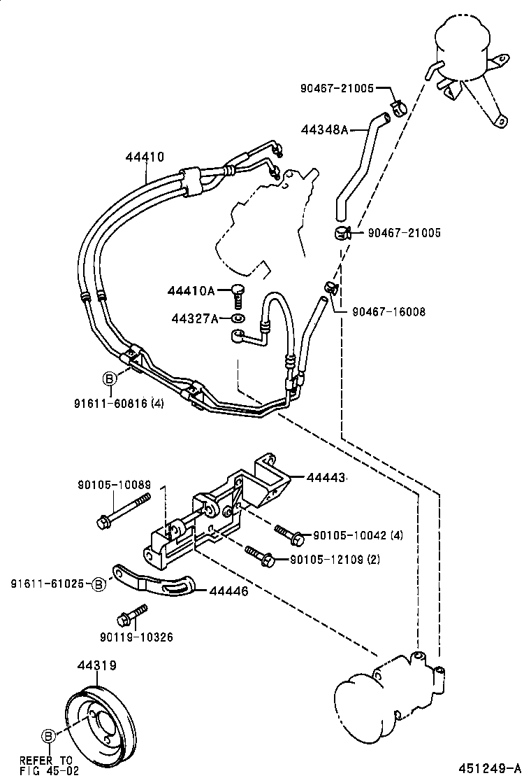 44402-30160 COOLER SUB-ASSY, POWER STEERING OIL, NO.1 product image