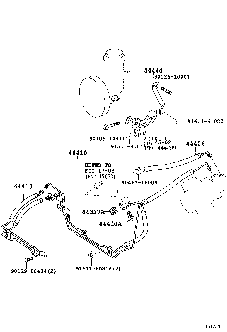 44402-30160 COOLER SUB-ASSY, POWER STEERING OIL, NO.1 product image