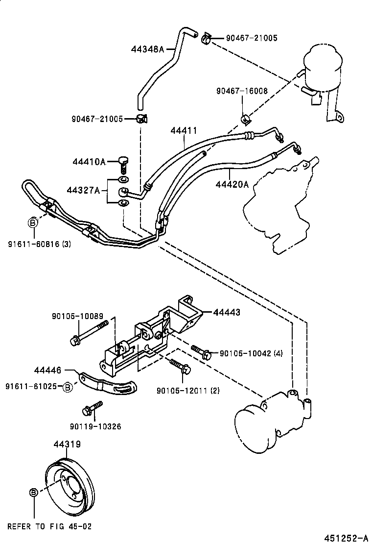 44402-30160 COOLER SUB-ASSY, POWER STEERING OIL, NO.1 product image