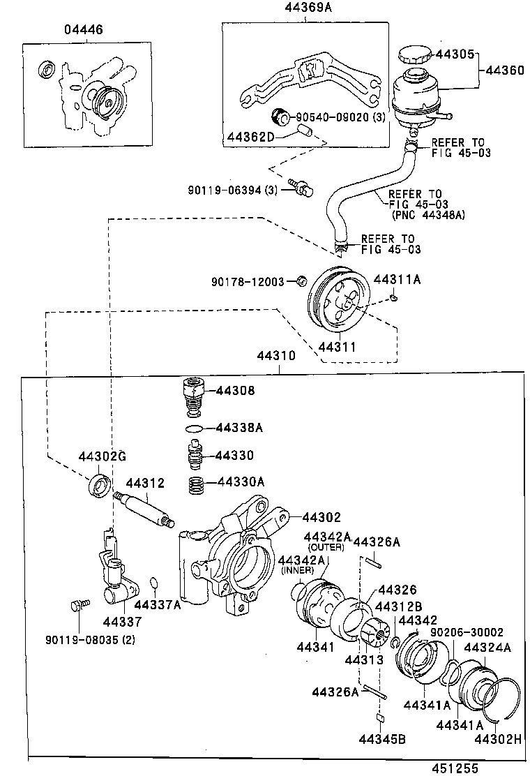 44320-10150 PUMP ASSY, VANE product image