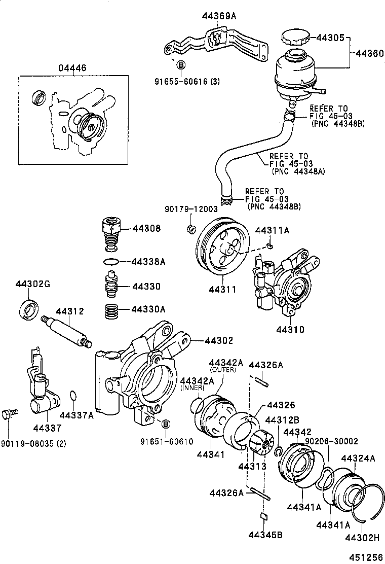 44330-16181 VALVE ASSY, FLOW CONTROL product image