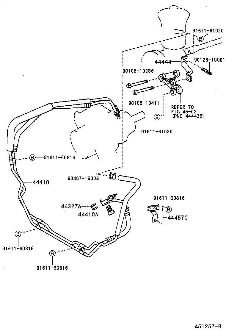44402-30160 COOLER SUB-ASSY, POWER STEERING OIL, NO.1 product image