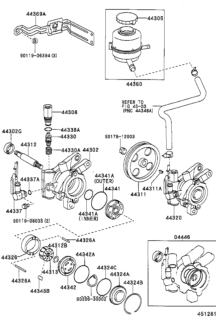 44320-16260 PUMP ASSY, VANE product image