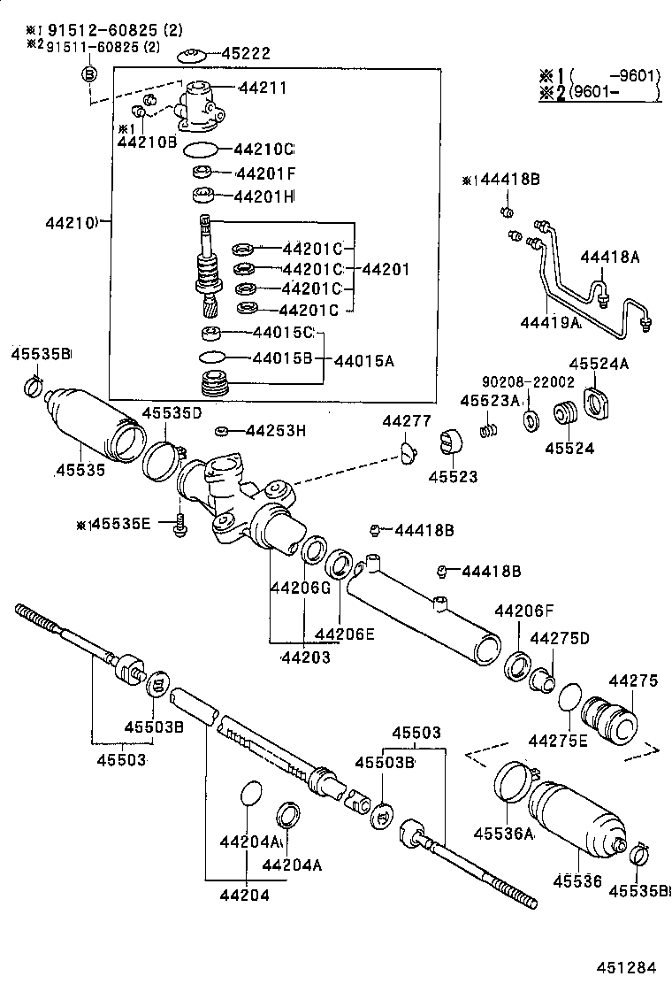 44418-20330 TUBE, STEERING RIGHT TURN PRESSURE product image