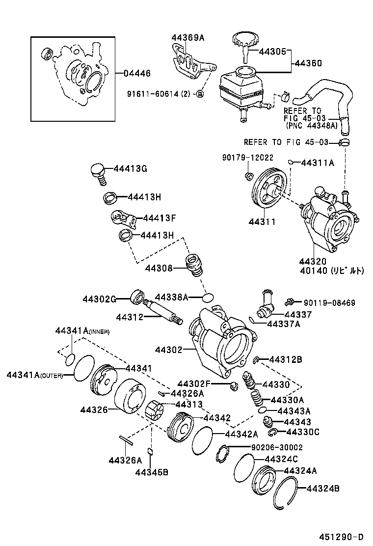 44320-20420 PUMP ASSY, VANE product image