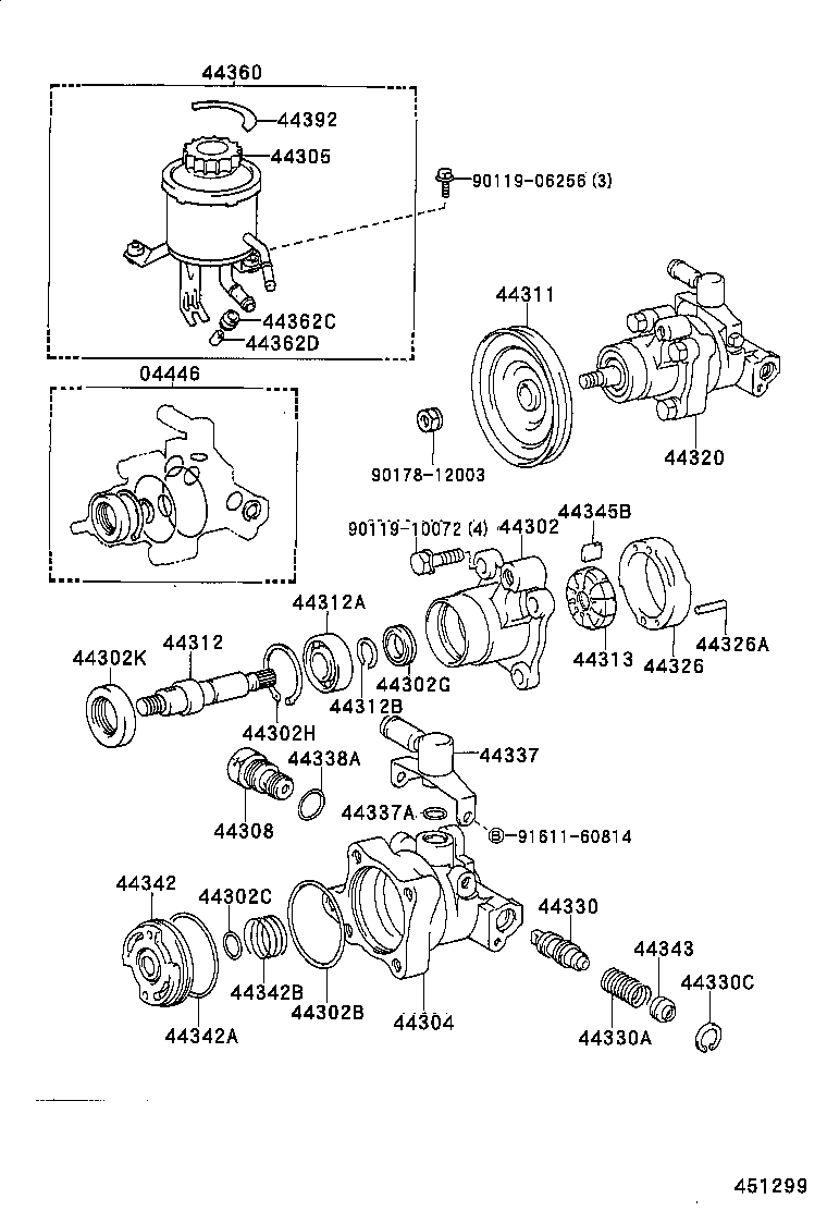 44320-35330 PUMP ASSY, VANE product image