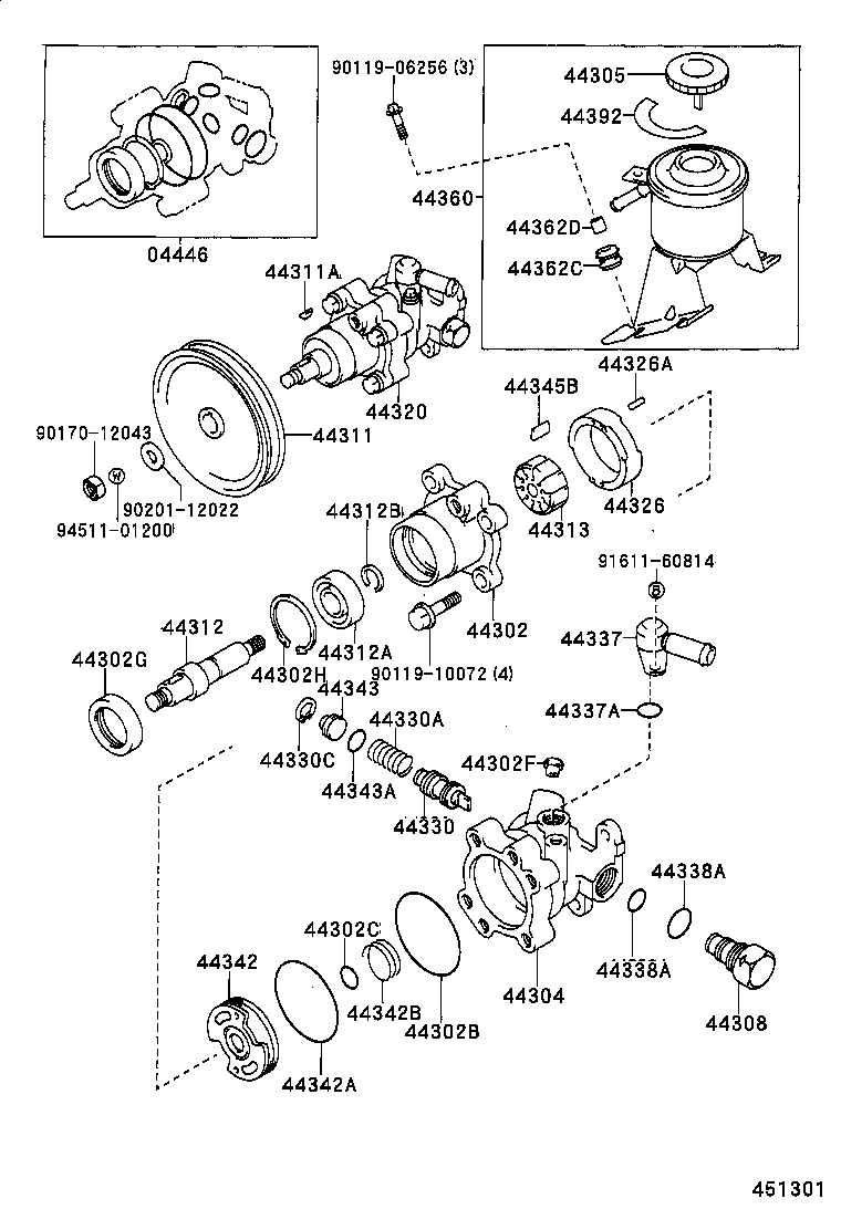 44320-35330 PUMP ASSY, VANE product image