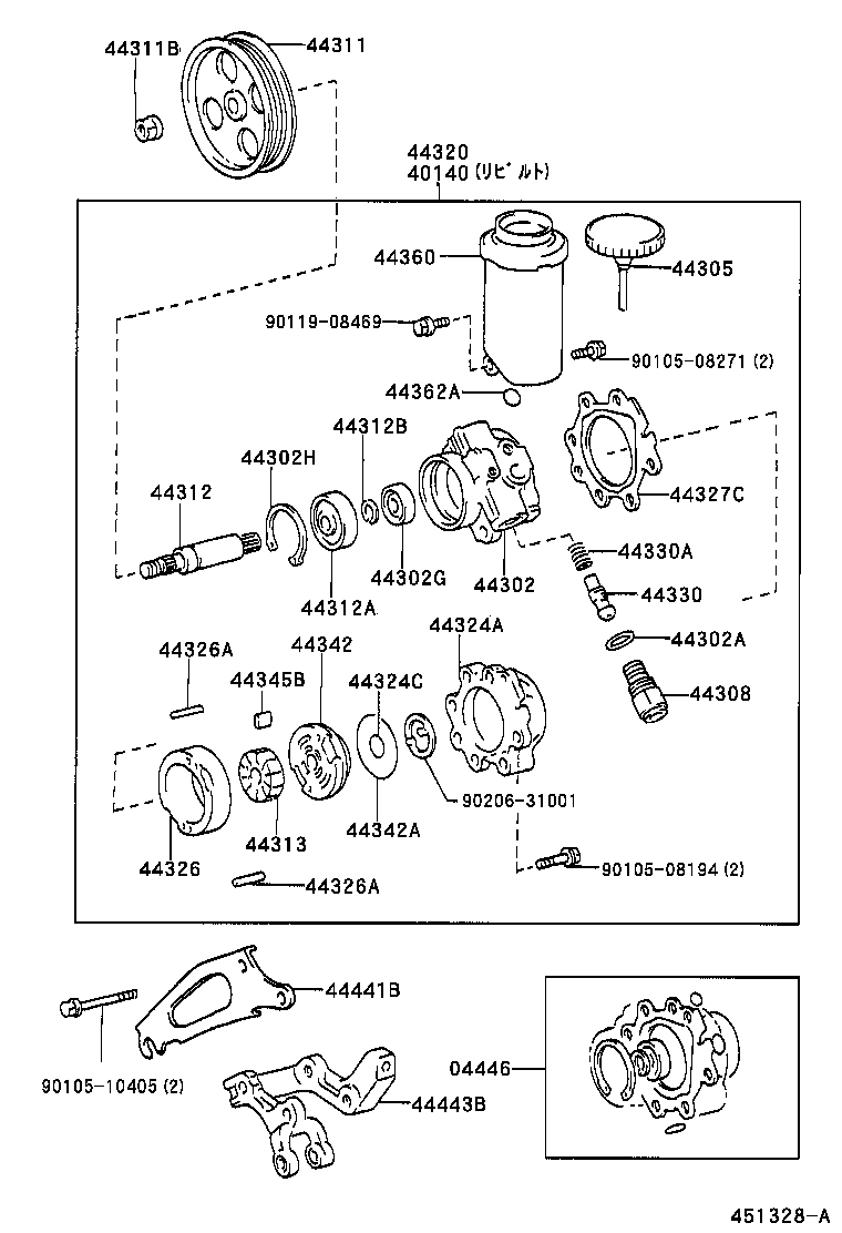 44320-51030 PUMP ASSY, VANE product image