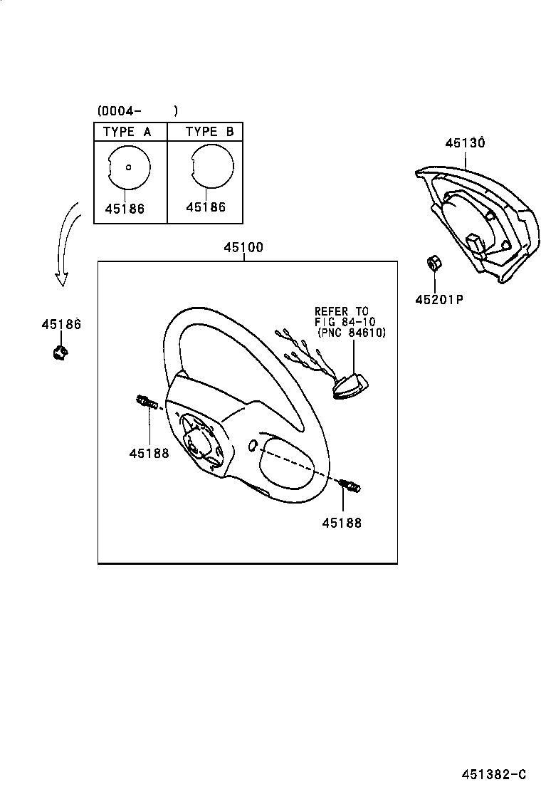 45100-32400-B0 WHEEL ASSY, STEERING product image