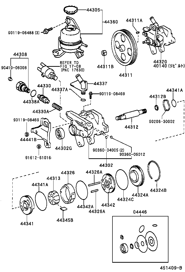 44320-30530 PUMP ASSY, VANE product image